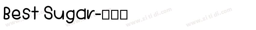 Best Sugar字体转换